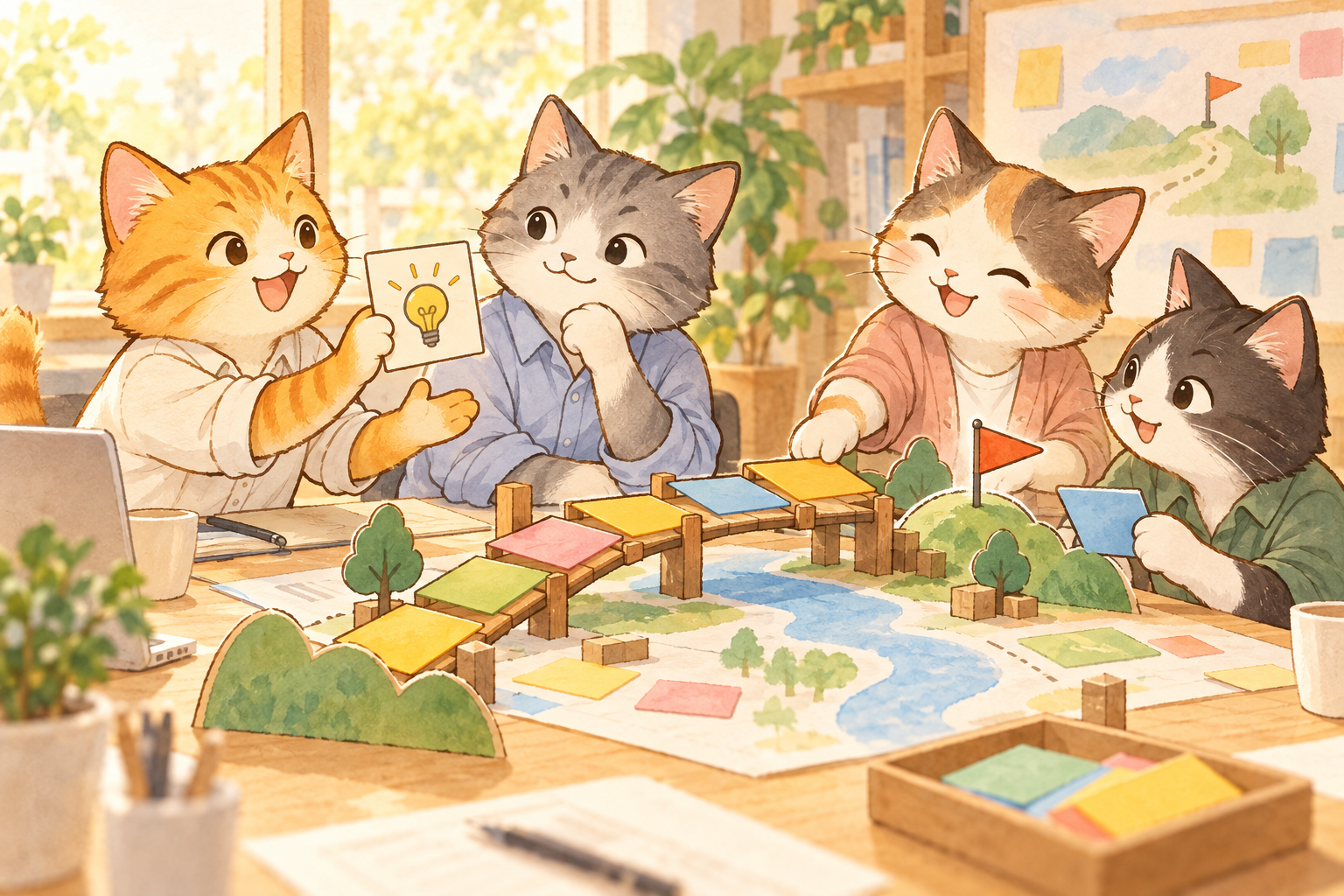 自律型フォロワーシップ研修のイメージイラスト