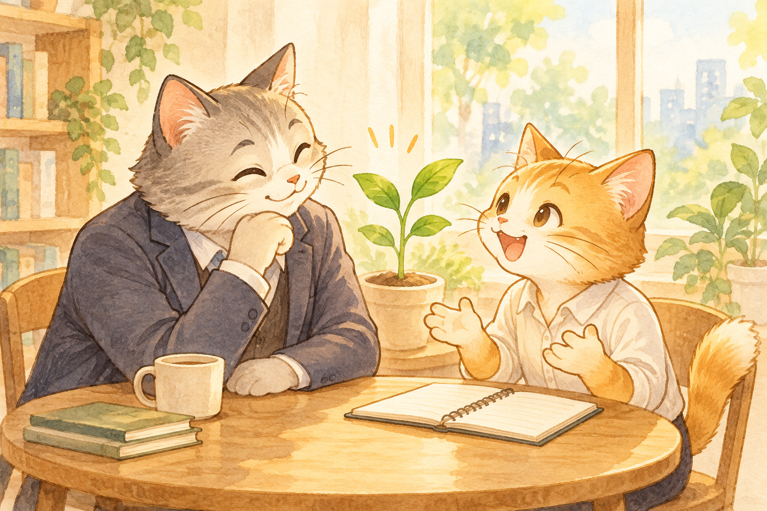 メンター研修のイメージイラスト