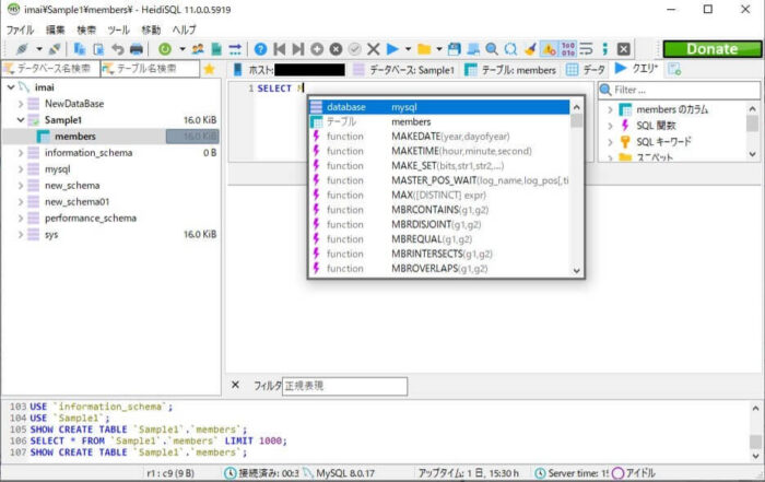 MySQLにHeidiSQLでアクセスする - 2025