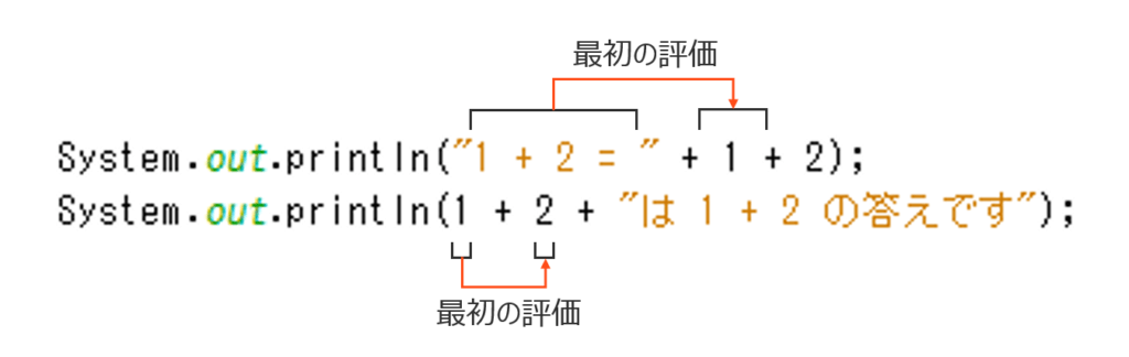 算術演算子は左結合
