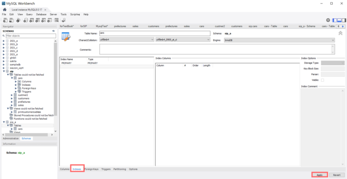 新人エンジニア研修で使うテーブルを作成し編集する mysql スキーマ 作成