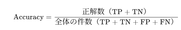 【初心者向け】正解率とF1スコアって何?〜精度評価の指標をやさしく解説〜 -